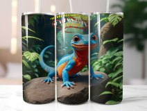 blue lizard mockup