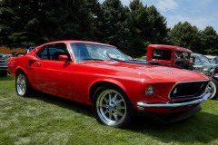 1st in show red mustang