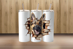 3d german shepherd